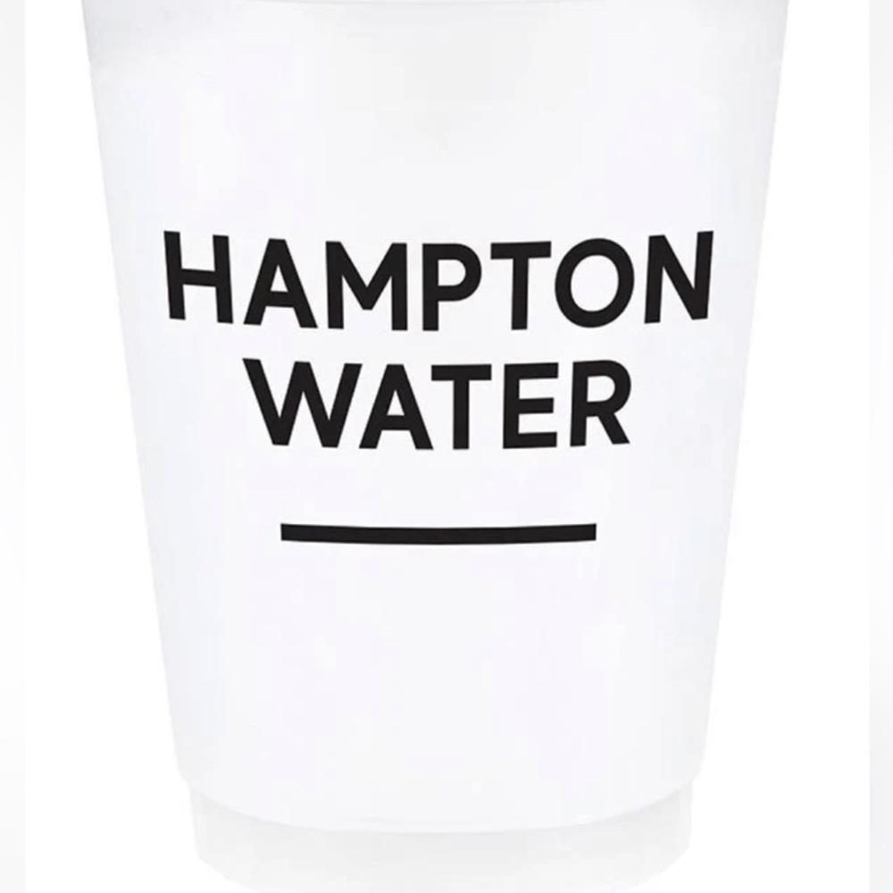 Hampton Water Frost Cups 8 Per package (I have 6 packages!)